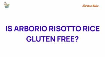Is Arborio Risotto Rice the Gluten-Free Choice You Need?