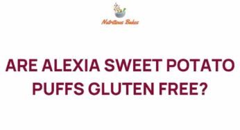 Unraveling the Mystery: Are Alexia Sweet Potato Puffs Gluten Free?