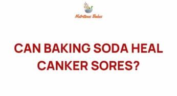 The Surprising Healing Power of Baking Soda for Canker Sores