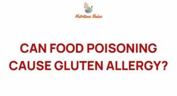 Can Food Poisoning Trigger Gluten Sensitivity? Uncovering the Link