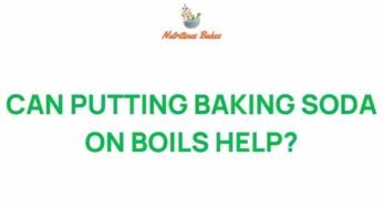 Can Baking Soda Be the Secret Weapon Against Boils?