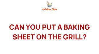 The Surprising Truth: Can You Put a Baking Sheet on the Grill?