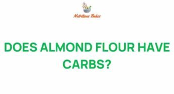 Unveiling the Truth: Does Almond Flour Really Contain Carbs?