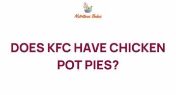 The Mystery of KFC’s Chicken Pot Pie: Is It on the Menu?