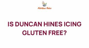 Is Duncan Hines Icing Truly Gluten-Free? Unpacking the Truth