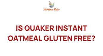 Unraveling the Truth: Is Quaker Instant Oatmeal Gluten Free?